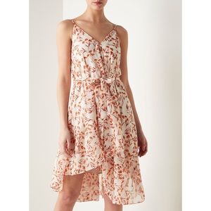 NWT Maje Risota Asymmetric Floral Midi Dress